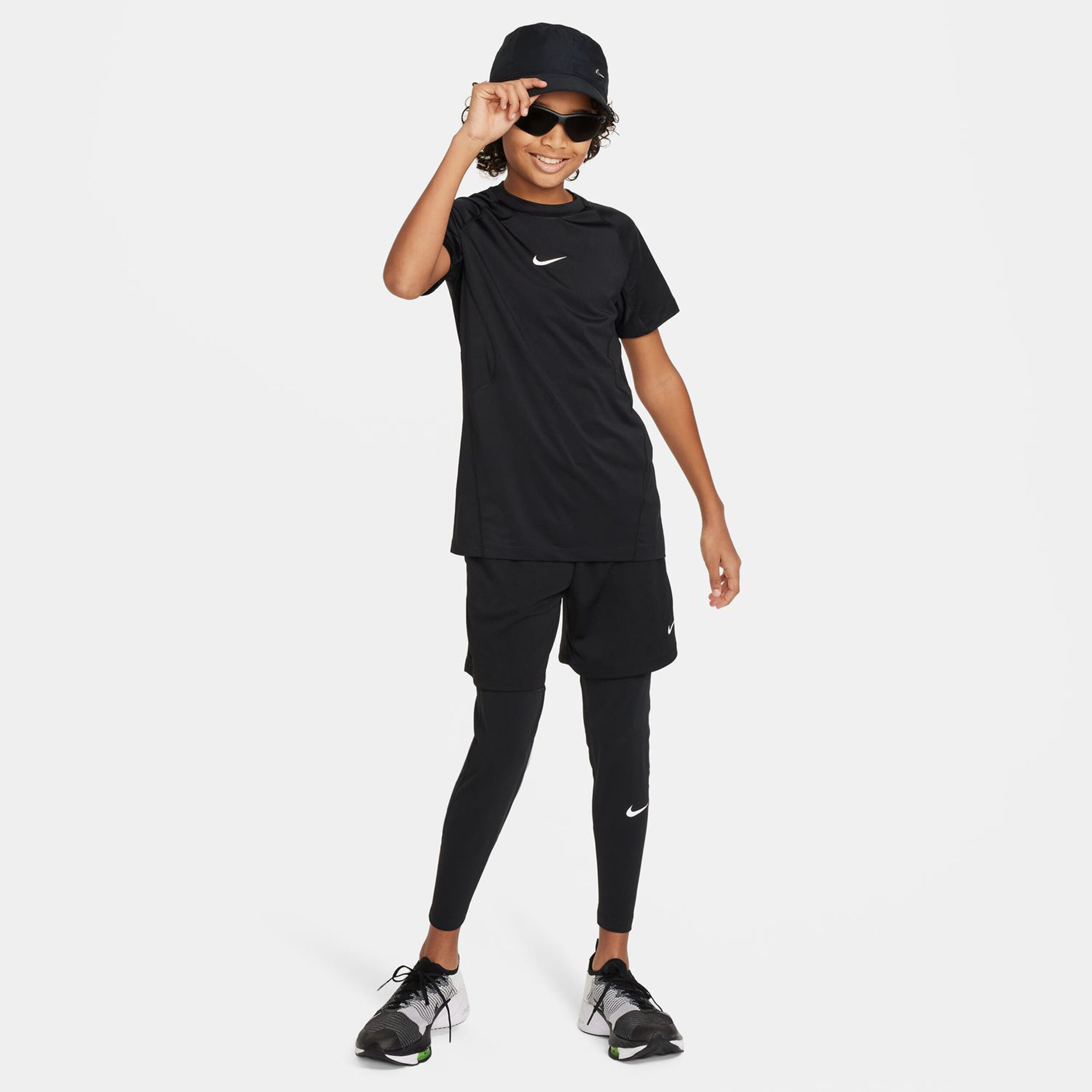Dri-Fit Pro T-Shirt Jungen - Schwarz