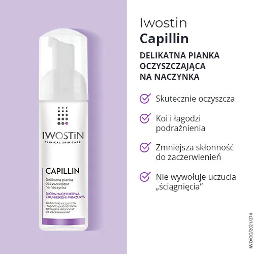 Iwostin Capillin valomosios putos kapiliarams