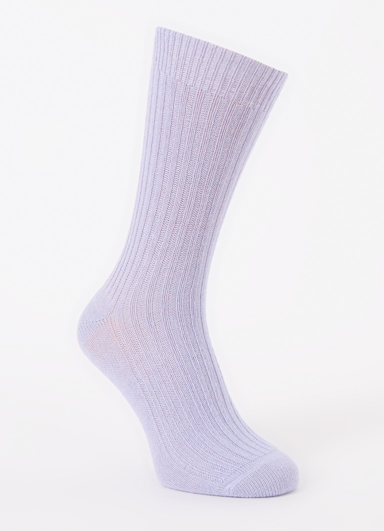 MarcMarcs Rib-knit socks in cashmere blend