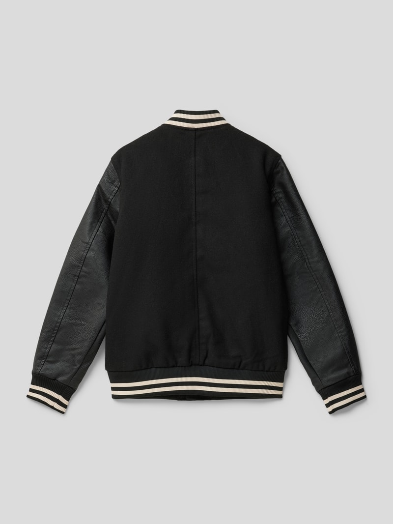 College-Jacke mit Stehkragen Modell 'ORCOLLEGE' in schwarz