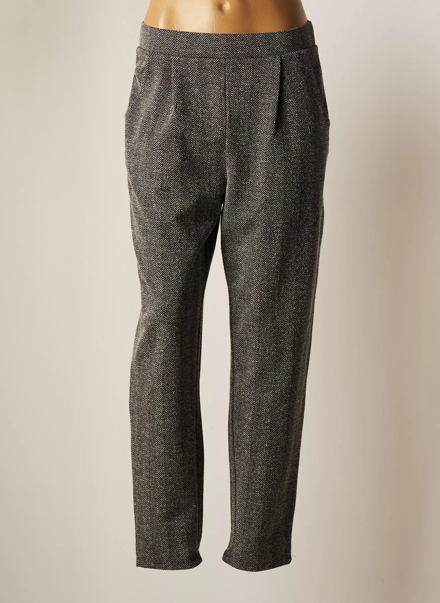 Only Pantalons Droits Femme couleur noir