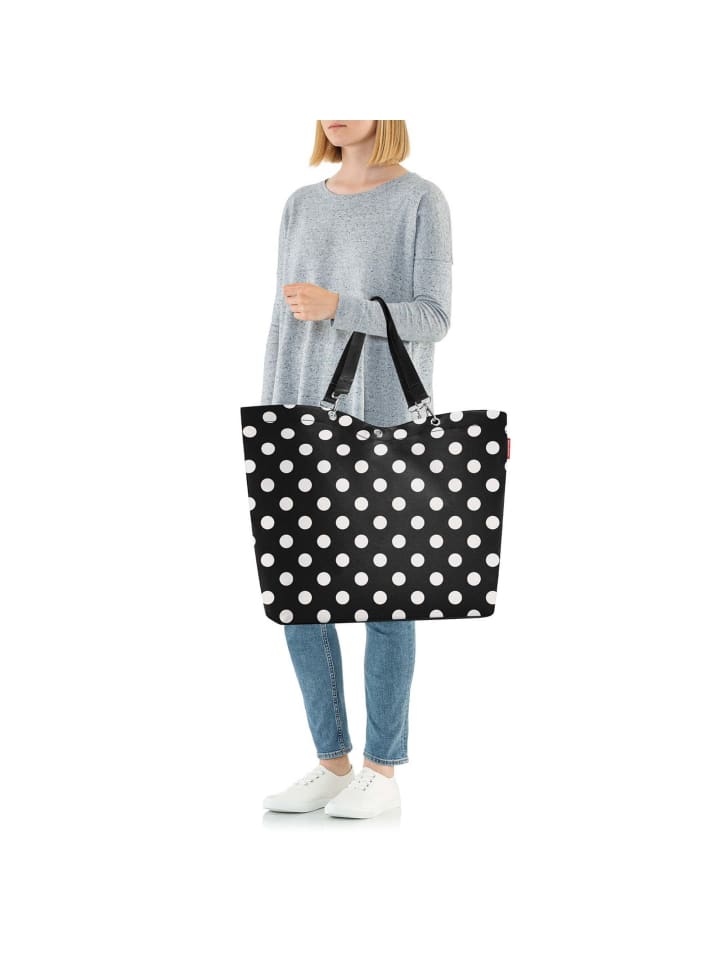 Reisenthel XL - Shopper 65 cm (twist powder blue) in dots white günstig kaufen onesize