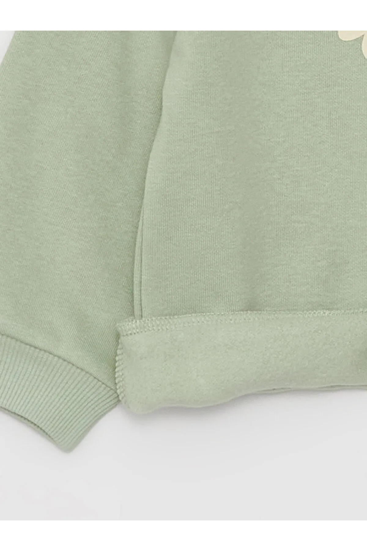 LC Waikiki  Langärmliges, bedrucktes Baby-Mädchen-Sweatshirt mit Rundhalsausschnitt