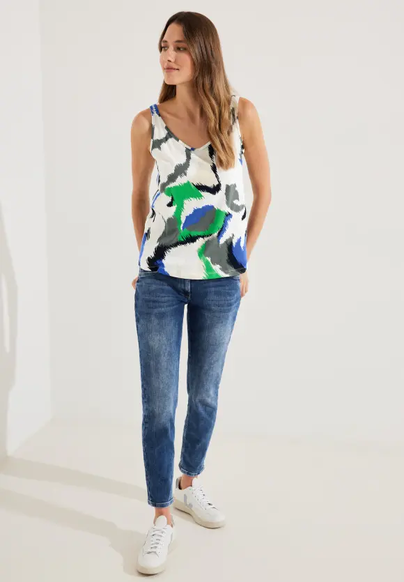 CECIL Ärmelloses Printtop