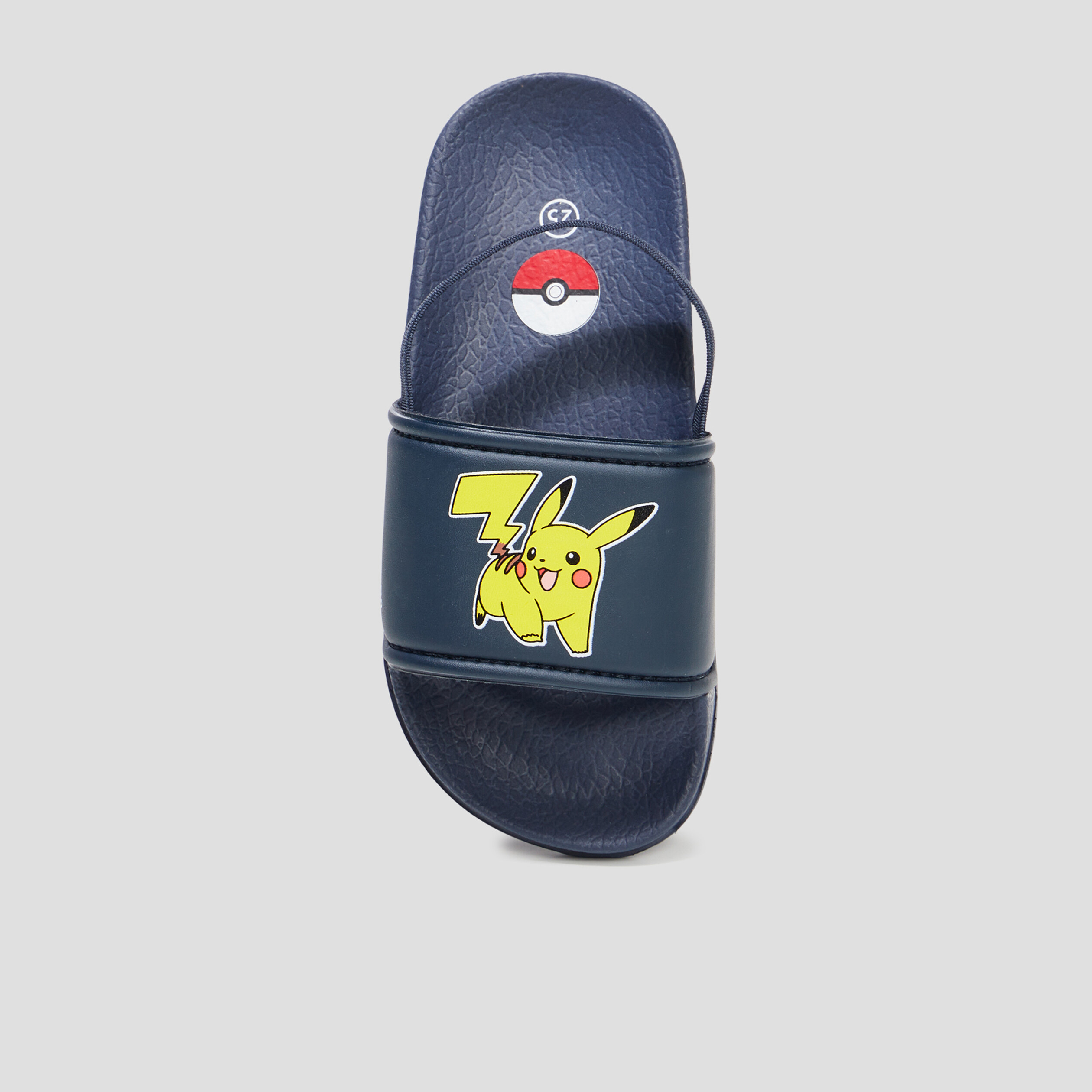 Mules talons brides élastiquées Pokémon bleu marine garçon | La Halle