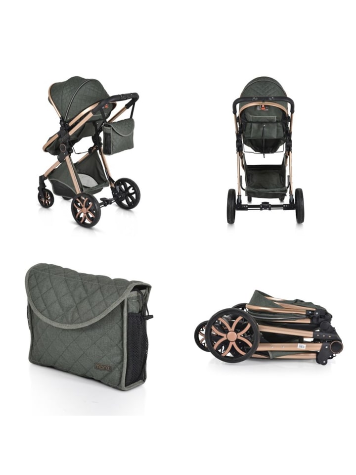 Moni Kinderwagen Alma in grün günstig kaufen onesize