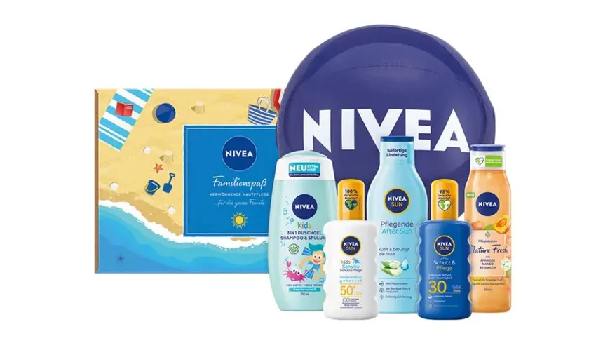 NIVEA Geschenkset Familienspaß