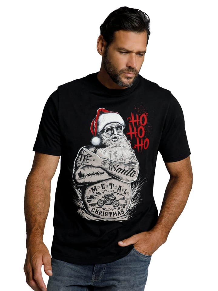 JP1880 Kurzarm T-Shirt in schwarz günstig kaufen