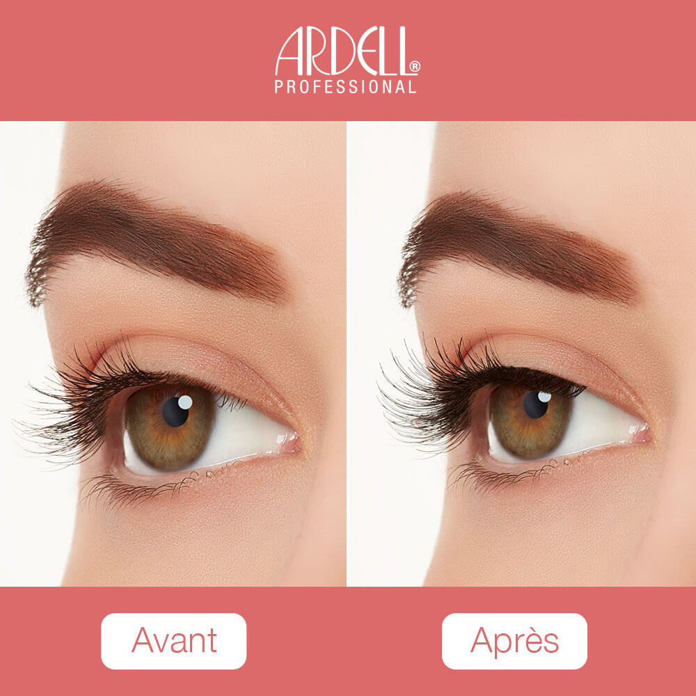 Ardell Faux-cils no. 110 avec colle Duo transparente de 1gr Faux-Cils franges en cheveux naturels, réutilisables avec colle incluse