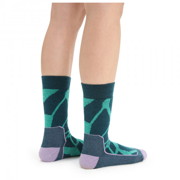 Icebreaker - Women's Hike+ Medium Crew Fractured Landscapes - Wandersocken