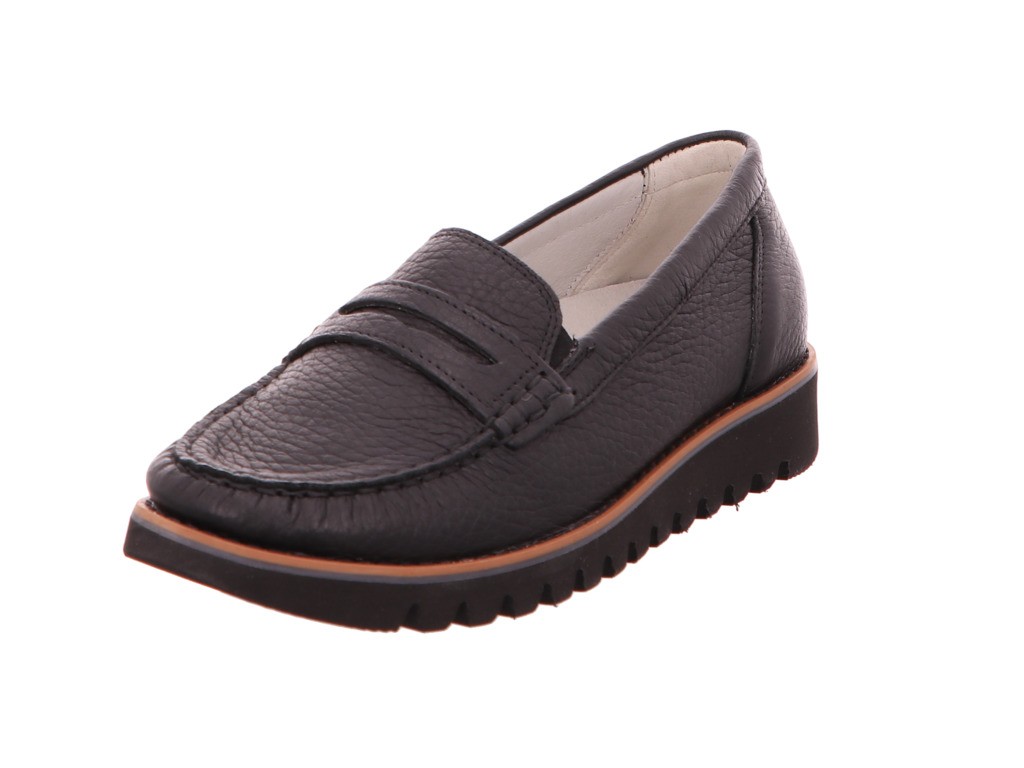 WALDLÄUFER Sportliche Slipper schwarz 926518
