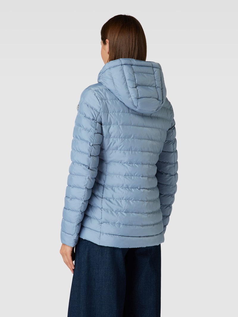 Steppjacke mit Zweiwege-Reißverschluss in bleu