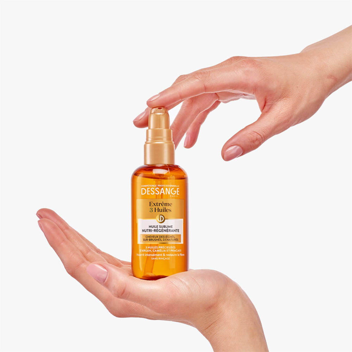 Dessange Extrême 3 Huiles Huile Sublime Nutri-Régénérante Argan, Camélia, Pracaxi