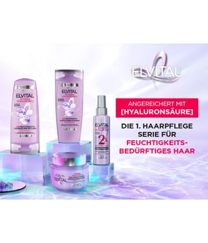 L'Oréal Paris Elvital Hydra [Hyaluronic] Feuchtigkeits-Auffüllendes Haarshampoo-1000 ml
