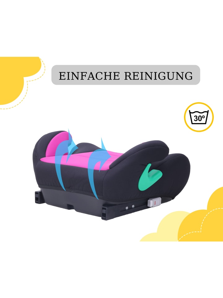 Yalion Kindersitzerhöhung ECE R129 Yalion in Rot - i-Size (6-10 Jahre) günstig kaufen onesize