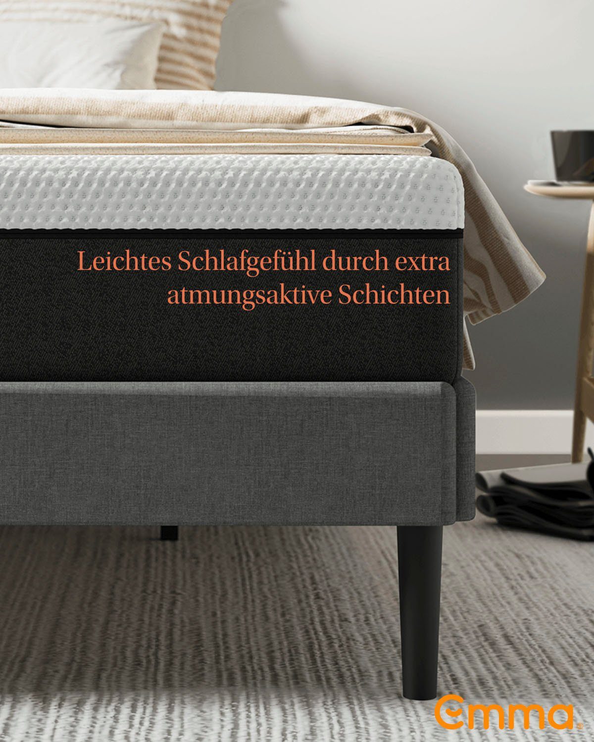 Taschenfederkernmatratze Emma 25 Federkern, Emma, 25 cm hoch, Matratze in 90x200 cm und weiteren Größen, Premium-Matratze