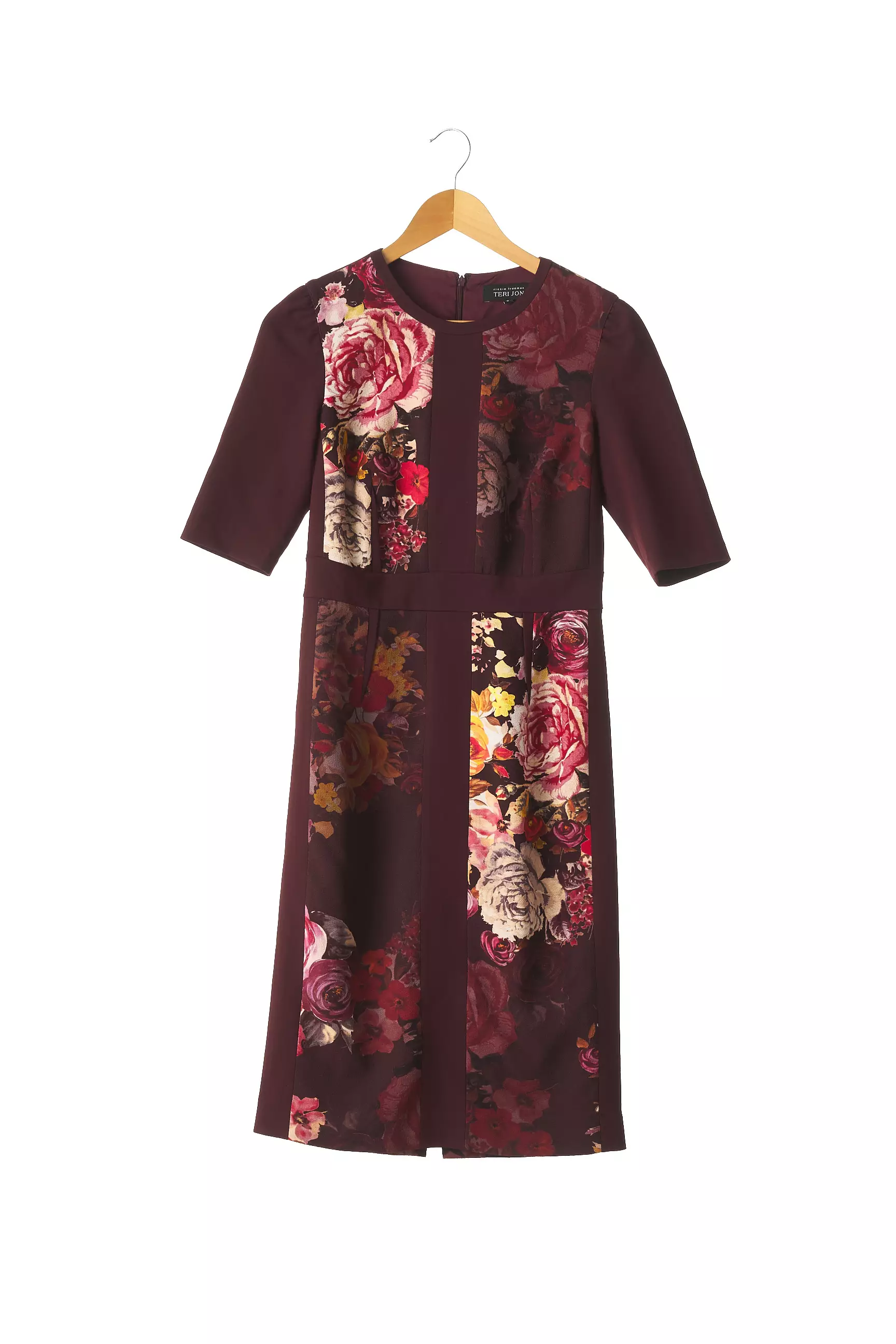 Rickie Freeman Teri Jon Robes Mi Longues Femme couleur rouge