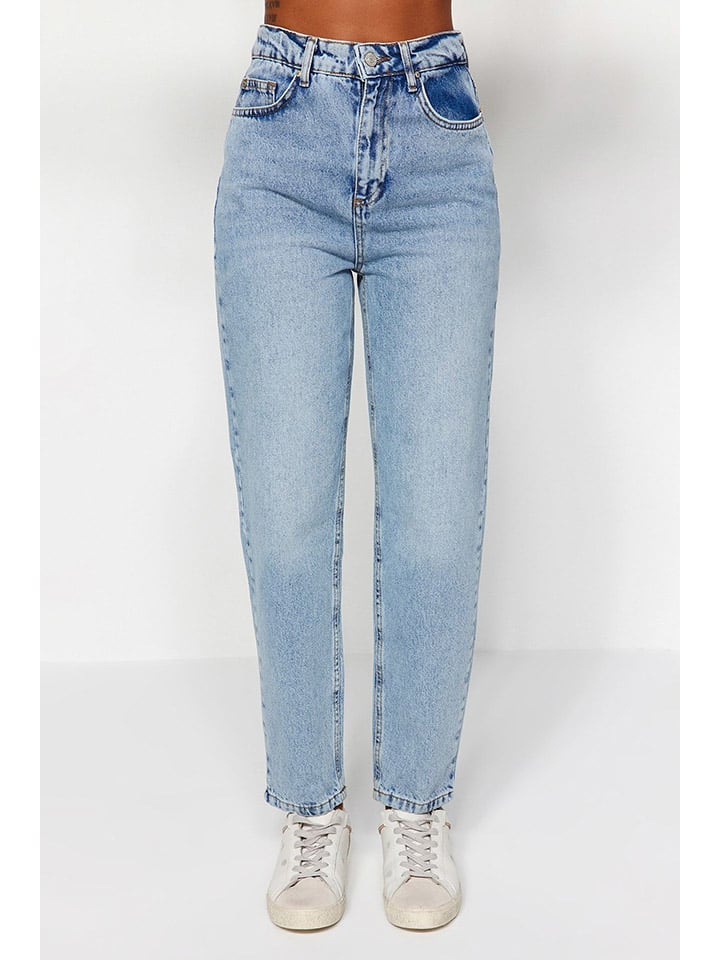 trendyol Jeans - Tapered fit - in Hellblau günstig kaufen