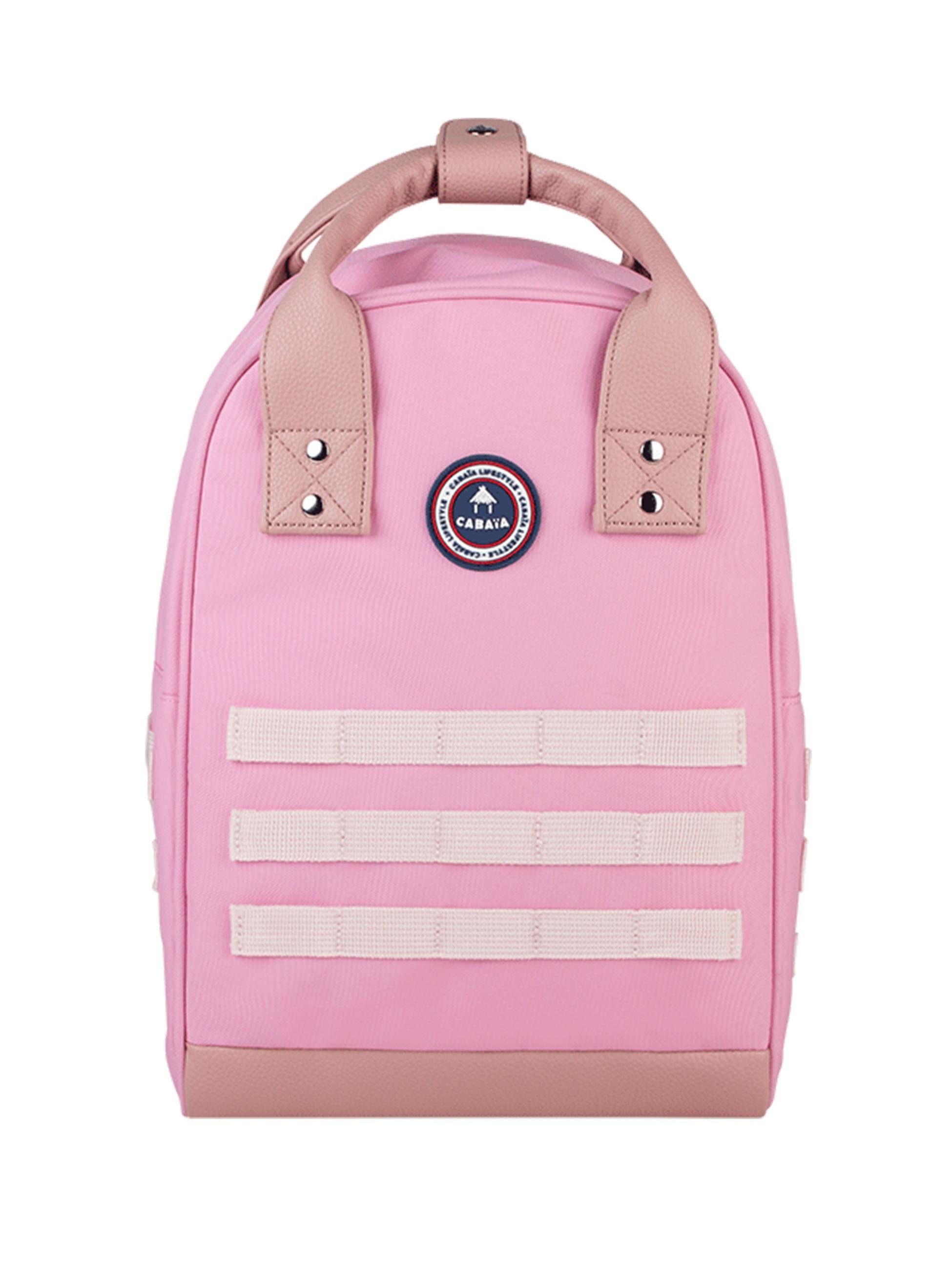 CABAIA Tagesrucksack Old School S Recycled, Cityrucksack mit austauschbaren Vordertaschen
