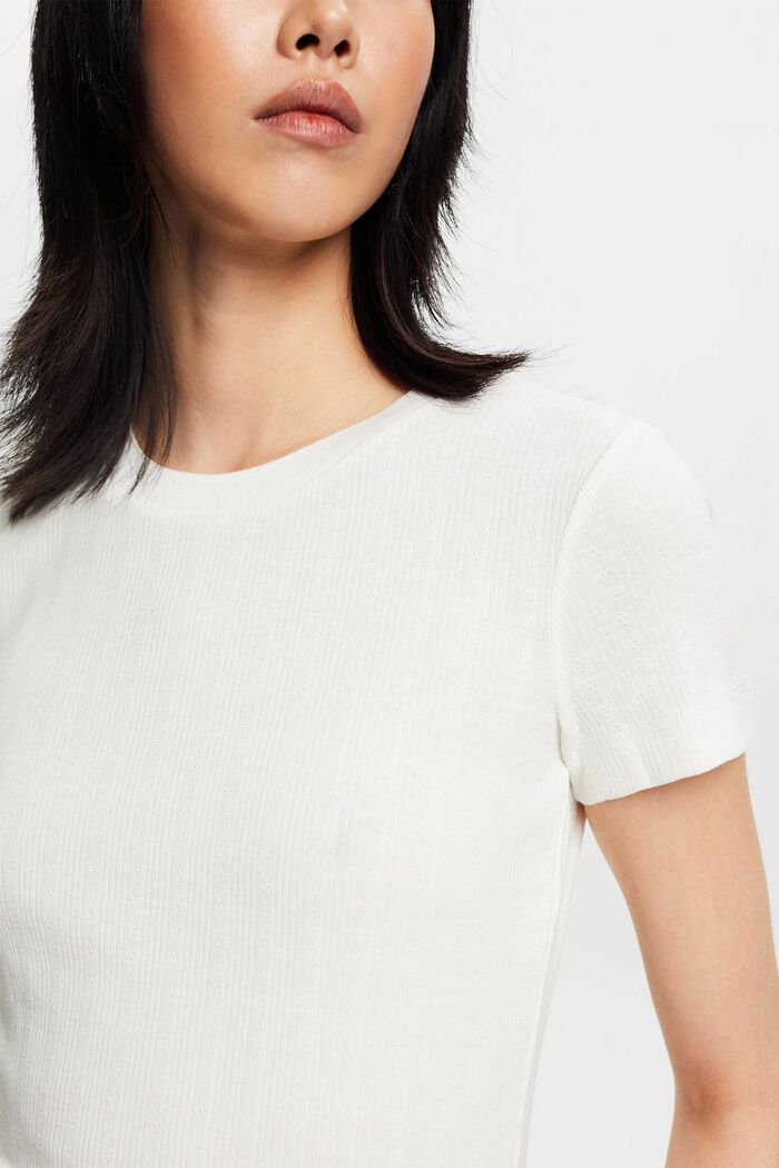 Pointelle-T-Shirt