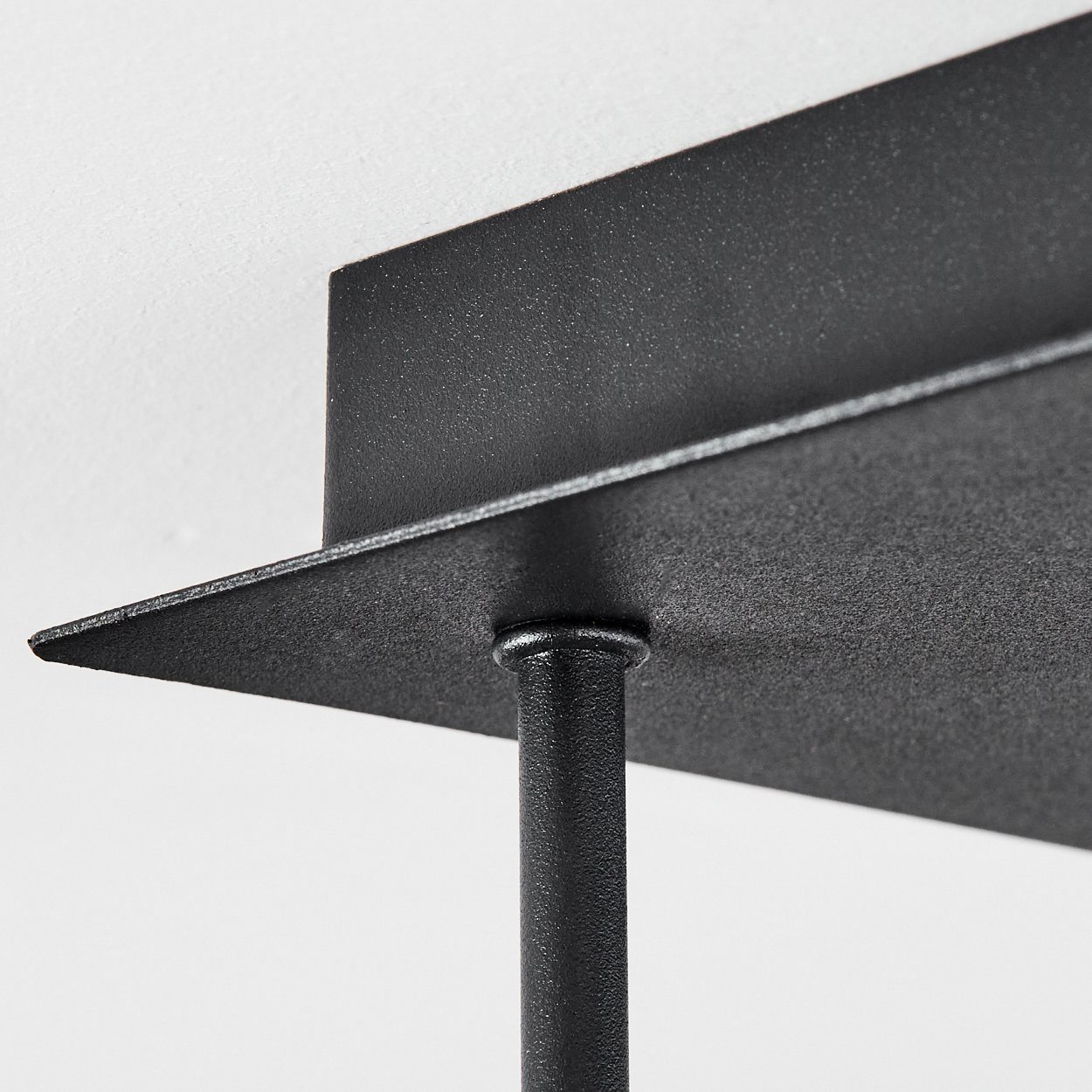 hofstein Deckenleuchte Isorella Deckenlampe aus Metall/Rauchglas in Schwarz/Messing/Chrom, ohne Leuchtmittel, Leuchte mit Kugelschirmen aus Glas, 5xG9