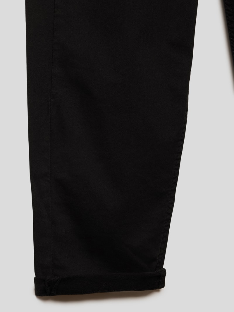 Hose mit Label-Detail in schwarz