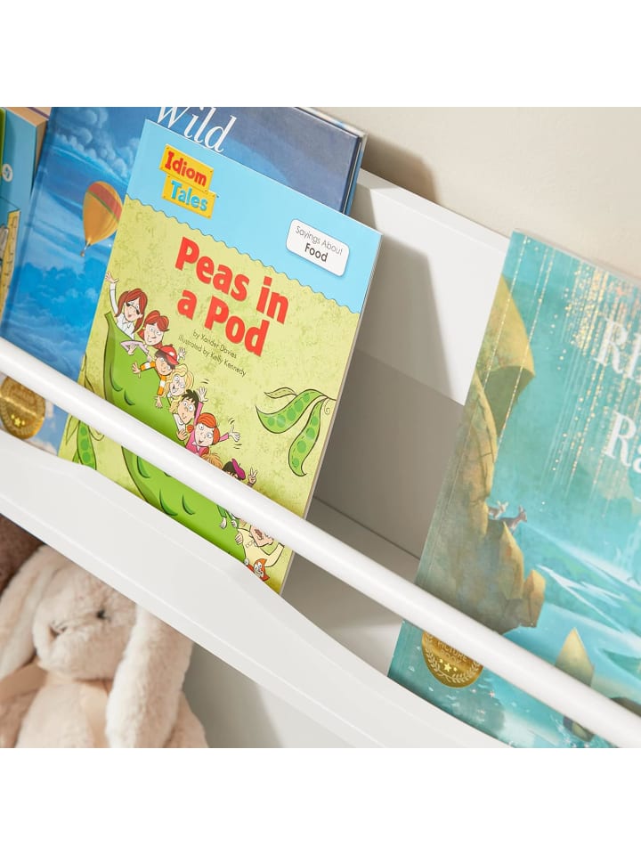 SoBuy Bücherregal in Weiß - (B)90 x (H)95 x (T)30cm günstig kaufen onesize