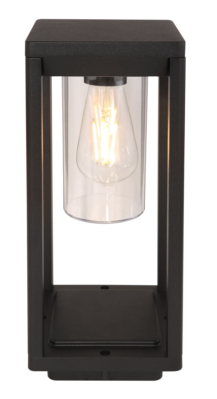 Globo Lighting - CANDELA - Außenleuchte Aluminium Druckguss schwarz matt, 1x E27 LED