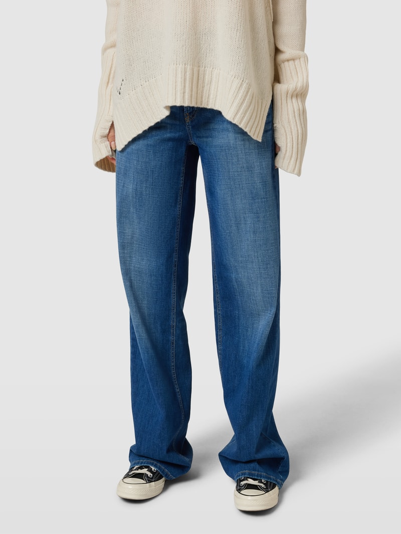 Boyfriend Jeans im 5-Pocket-Design Modell 'AIMEE' in blau