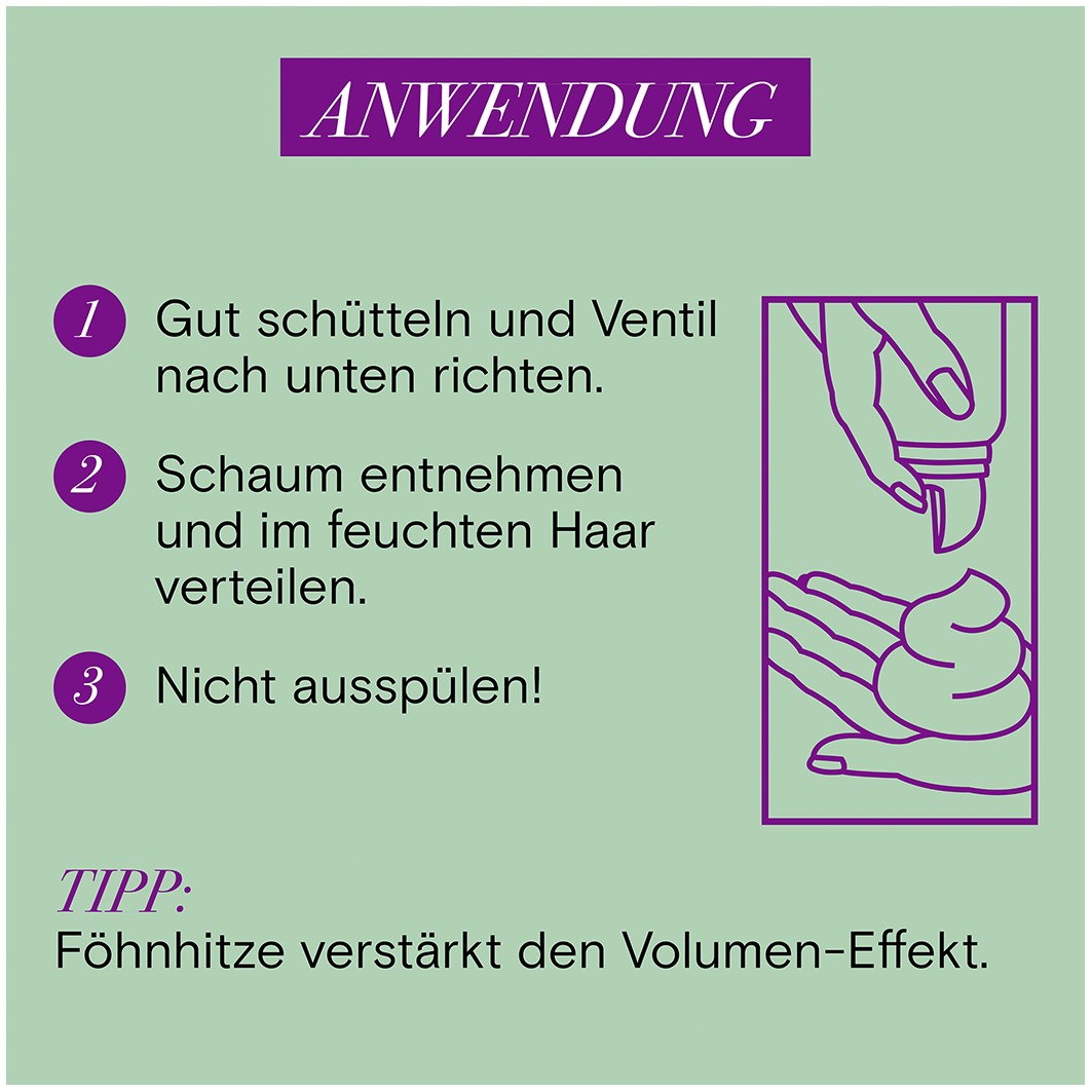 Volumen Für alle Haartypen Halt 3