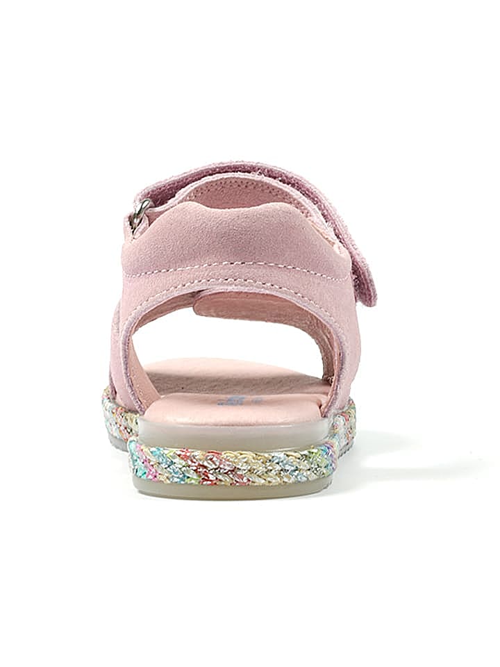 Richter Shoes Leder-Sandalen in Rosa günstig kaufen 28