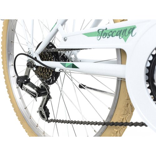 SPEZIALFAHRRAD KINDERFAHRRAD 24'' TOSCANA WEI? 6 G?NGE