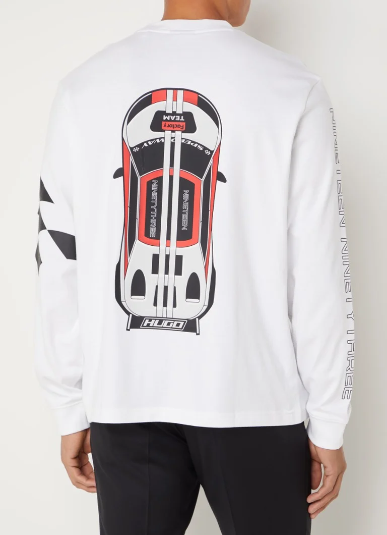 HUGO BOSS Dasino sweater with logo and back print