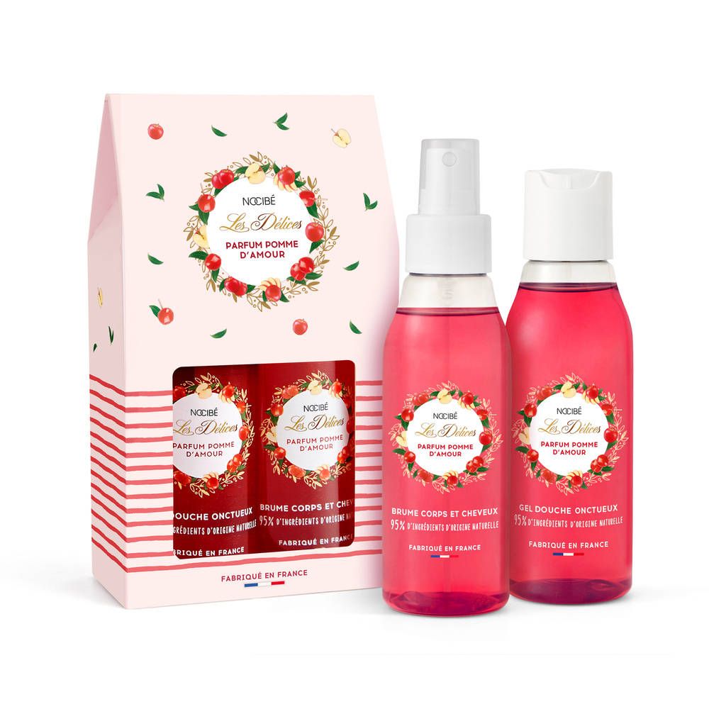 Nocibé Les Délices - Pomme d'Amour Coffret Gel Douche & Brume