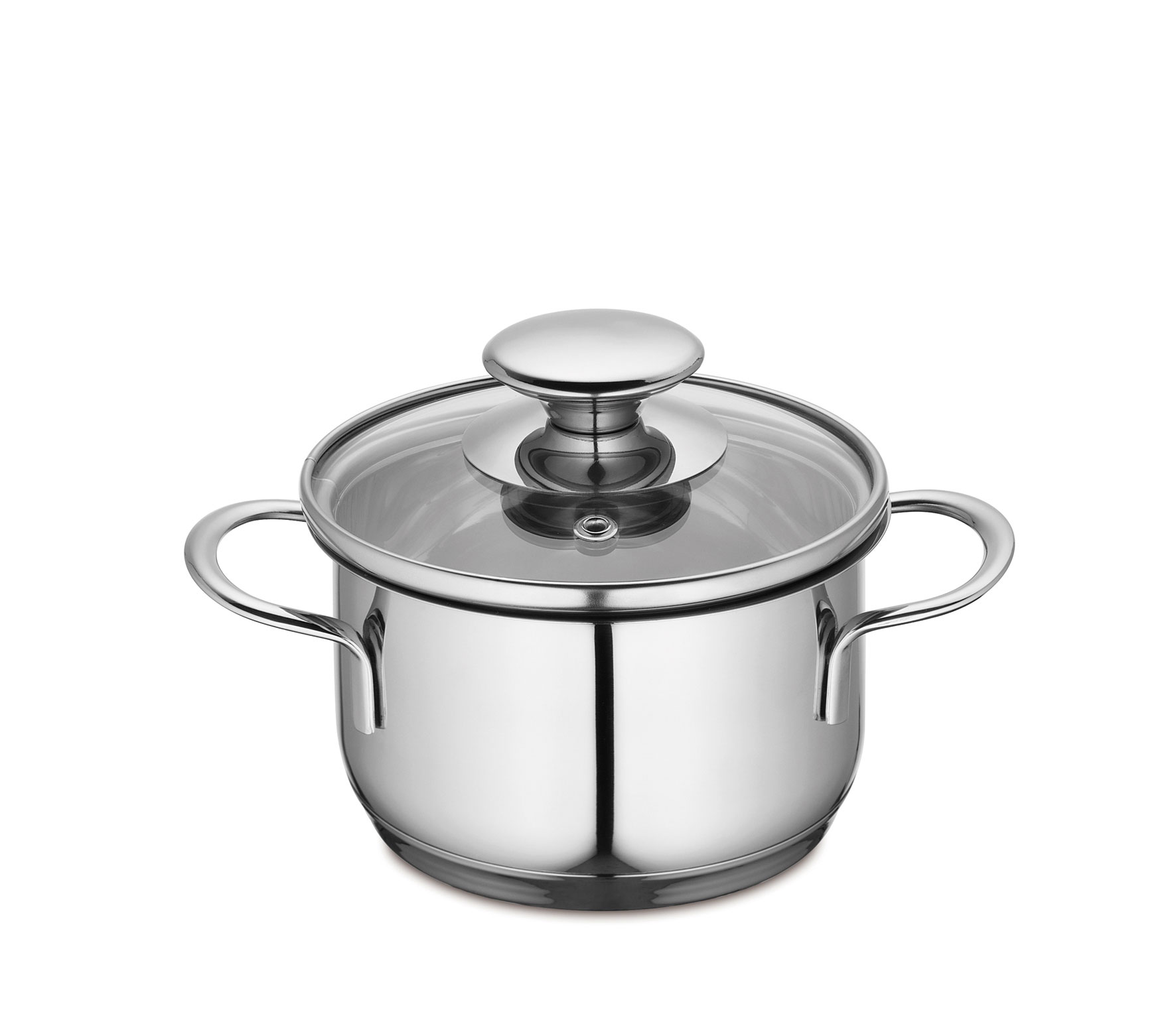 KÜCHENPROFIKochtopf mit Glasdeckel 12cm