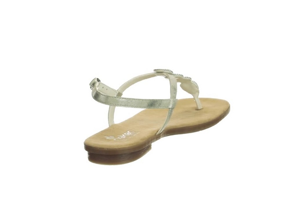 RIEKER Klassische Sandalen grau