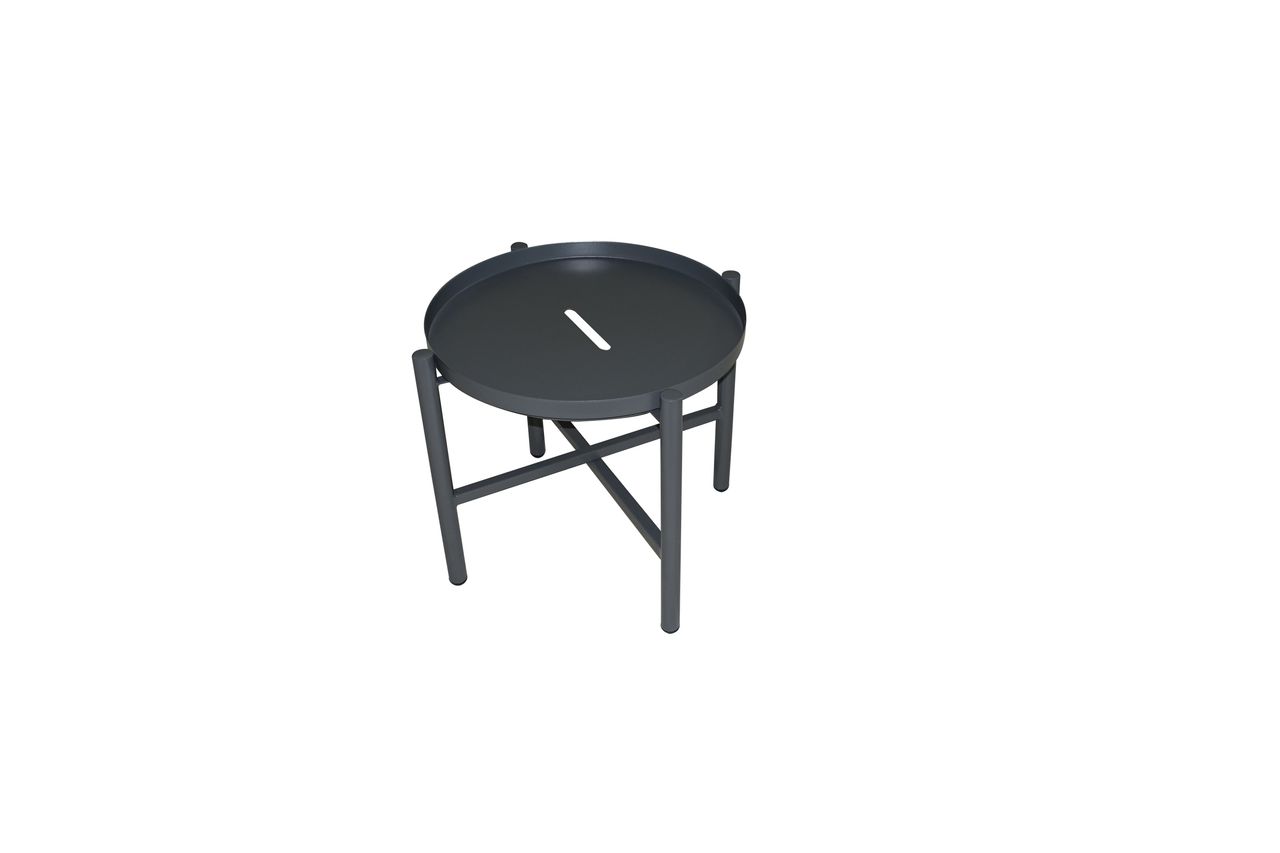 Happy Home Happy Home 3 tlg. Rattan Gartenset mit Sitzkissen HGS52-GRA, grau