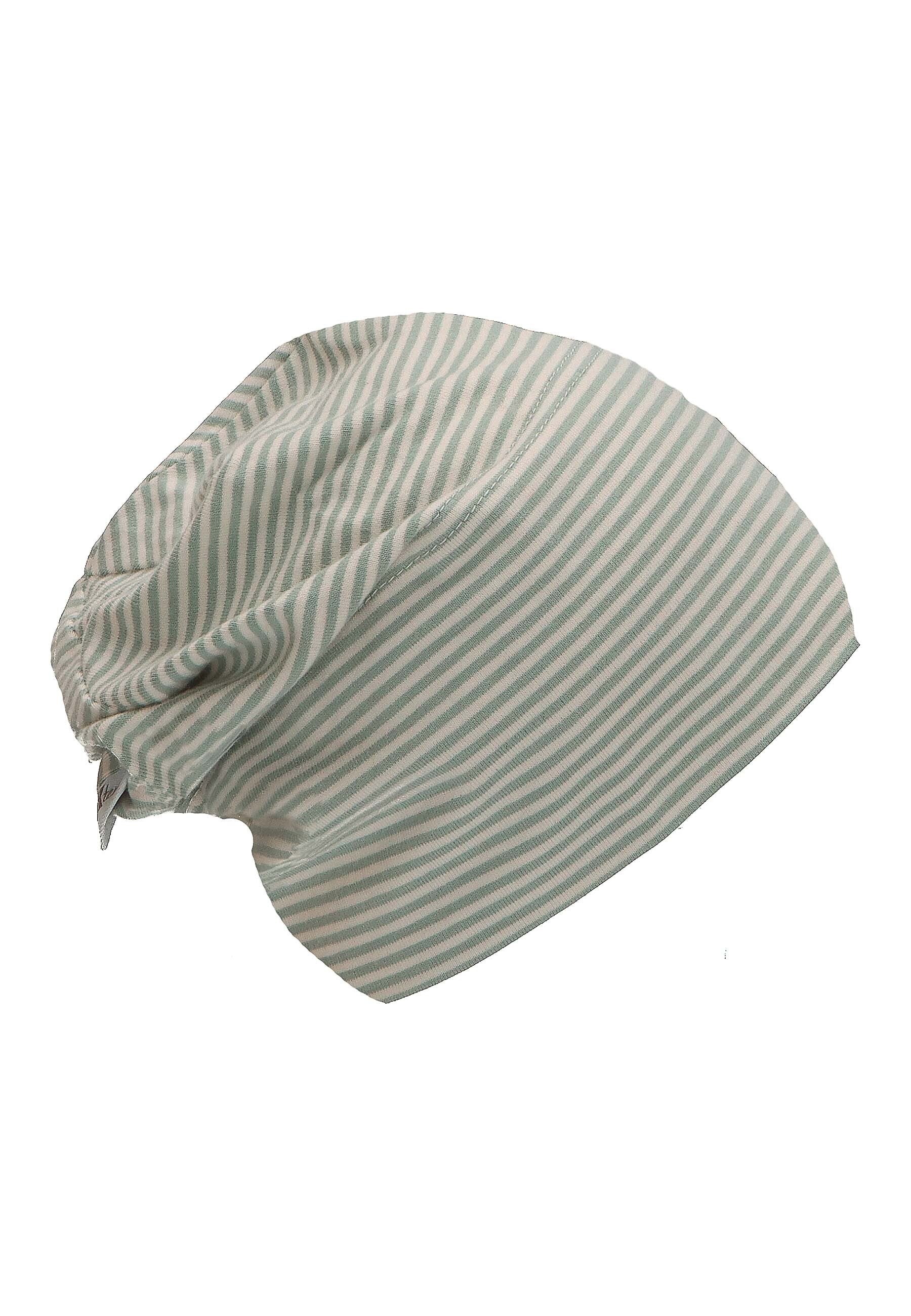 GOTS Slouch-Beanie aus Jersey (Bio) mit Ringel