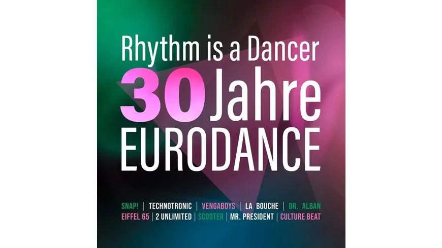 Rhythm Is A Dancer-30 Jahre Eurodance