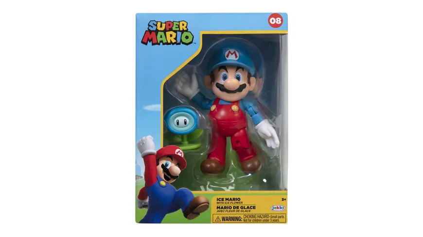 Super Mario - Ice Mario 10 cm Figur (Sammlerbox)