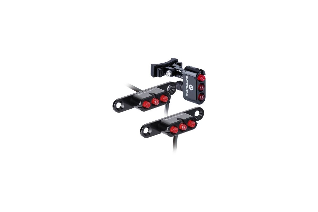 Supernova E3 Tail Light 2 Ru00fccklicht Gepu00e4cktru00e4germontage 6V / 0,5W