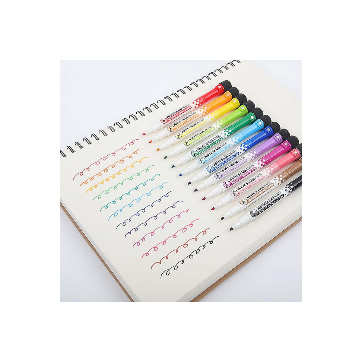 Magnetische Whiteboard-Farbstifte für Kinder Löschbarer und absorbierbarer Whiteboard-Malstift mit acht Farben