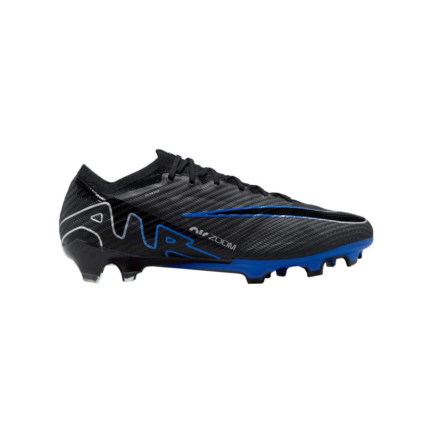Nike Air Zoom Mercurial Vapor XV Elite FG Schwarz Silber Blau F040