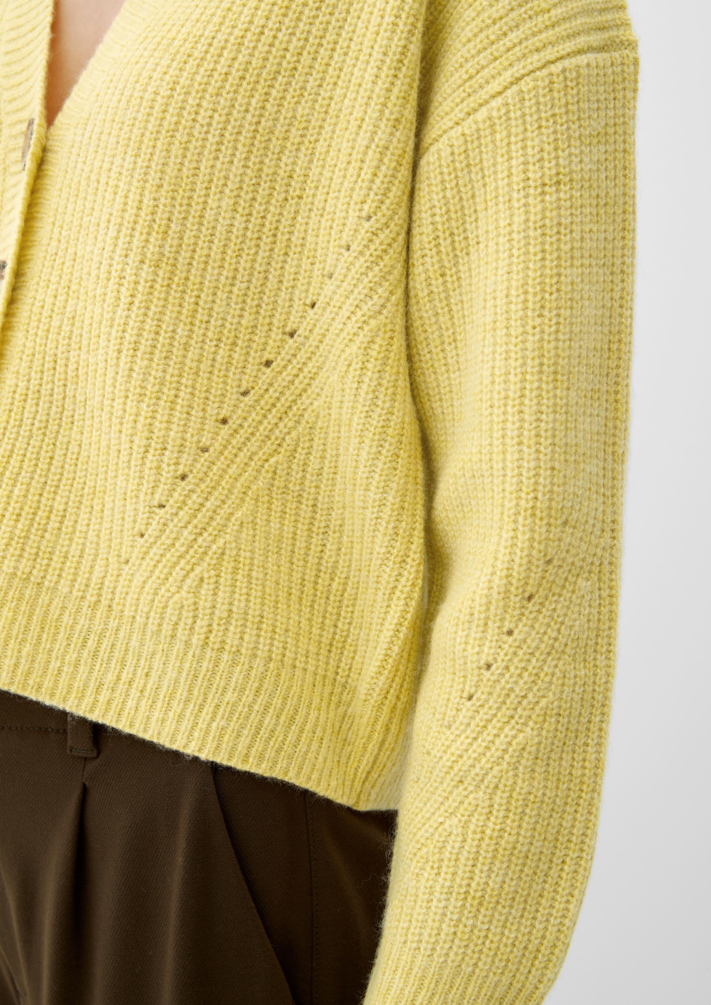 Strickjacke aus Wollmix  2120904-1491