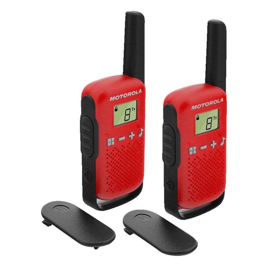 Stație walkie-talkie MOTOROLA T42 ROȘIE x 2