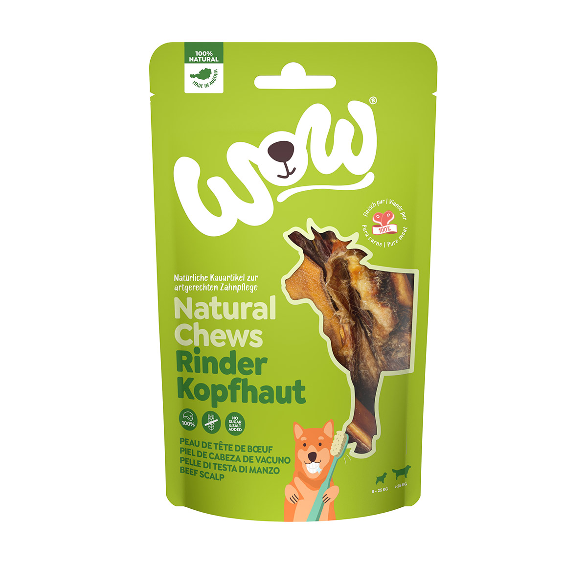 WOW Rinderkopfhaut 350g günstig kaufen bei ZooRoyal