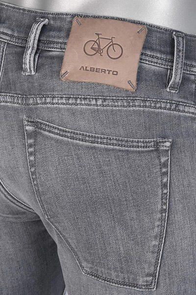 Alberto Bike, Jeans Bike, Regular Fit, Baumwolle T400® 10oz, graphit