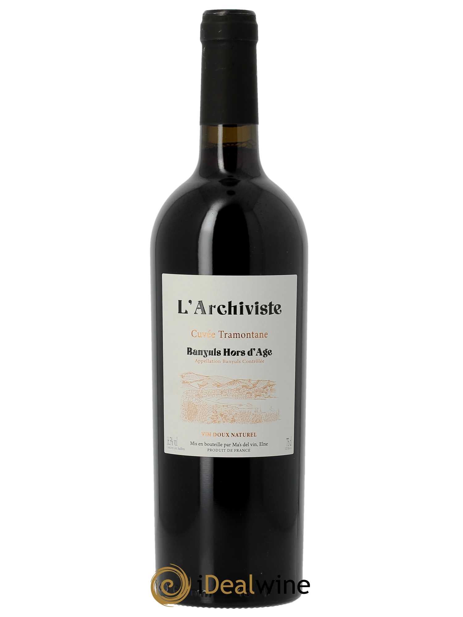 Banyuls Hors d'Âge Cuvée Tramontane L'Archiviste   - Lot de 1 Bouteille