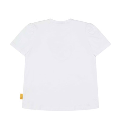 T-Shirt kurzarm, weiß für Mädchen