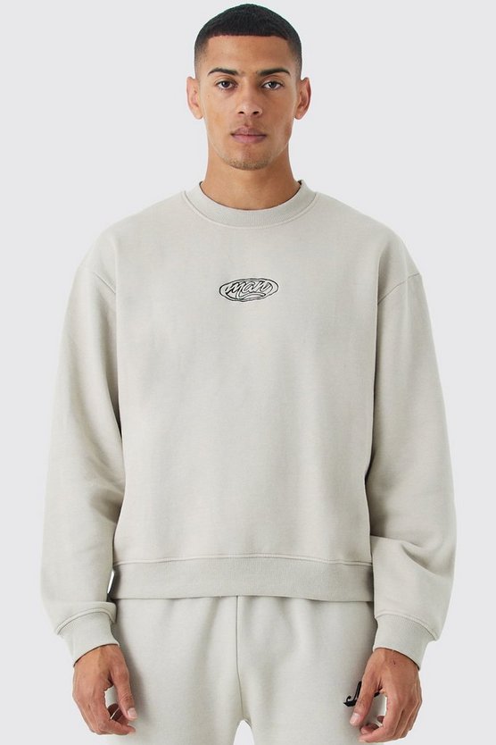 Kastiges Oversize Man Sweatshirt